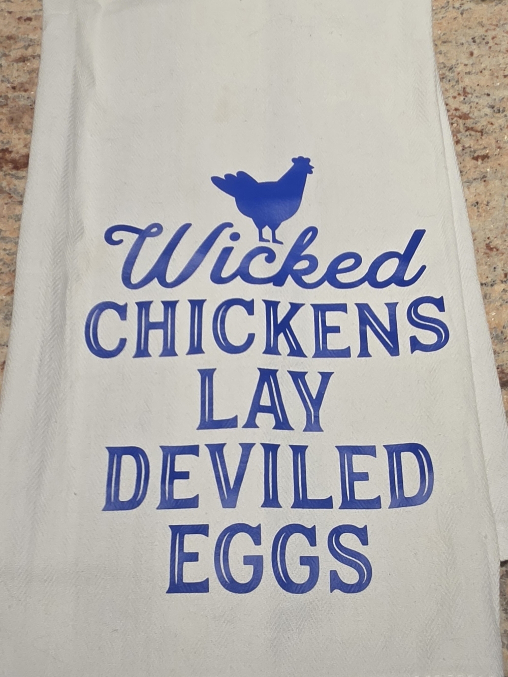 Wicked Chickens Tea Towel